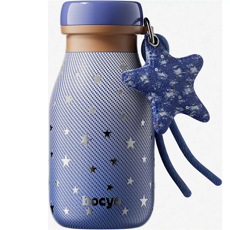 Botol Air Kanak-kanak Bertebat Fashion Seel Tahan Karat